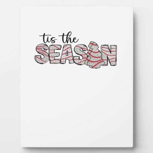 Das ist der Weihnachtsbaum der Jahreszeit Fotoplatte (Vorderseite)