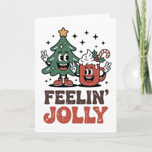 Das ist der Weihnachtsbaum-Weihnachtsmannmütze-Kaf Karte