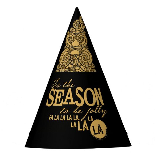 Das ist der Weihnachtsparty-Hut Partyhütchen (Vorderseite)