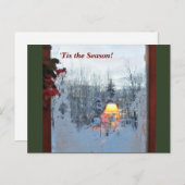 'Das ist der Winterurlaub der Jahreszeit Postkarte (Vorne/Hinten)