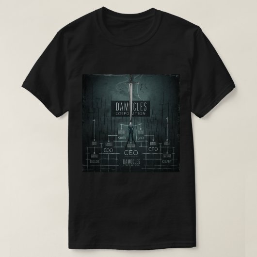 Das ist die Damocles Corporation T-Shirt (Design vorne)