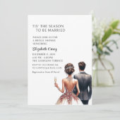 Das ist die Einladung zur Brautdusche der Saison (Stehend Vorderseite)