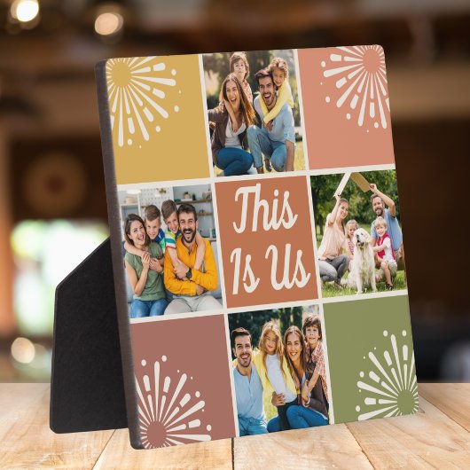 Das ist die Fotokassenfamilie aus dem 4. Jahrhunde Fotoplatte