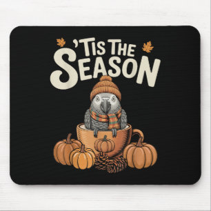 Das ist die Jahreszeit afrikanische G Parrot Fall Mousepad