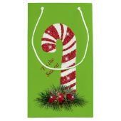 'Das ist die Jahreszeit Candy Cane Shines Kleine Geschenktüte (Rückseite)