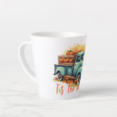 'Das ist die Jahreszeit, der Pumpkin-Truck Milchtasse (Linke Ecke)