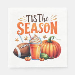 Das ist die Jahreszeit, die Napkins Serviette