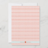 'Das ist die Jahreszeit Einladung (Rückseite)