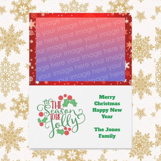 Das ist die Jahreszeit frohe Weihnachten Magnetkarte