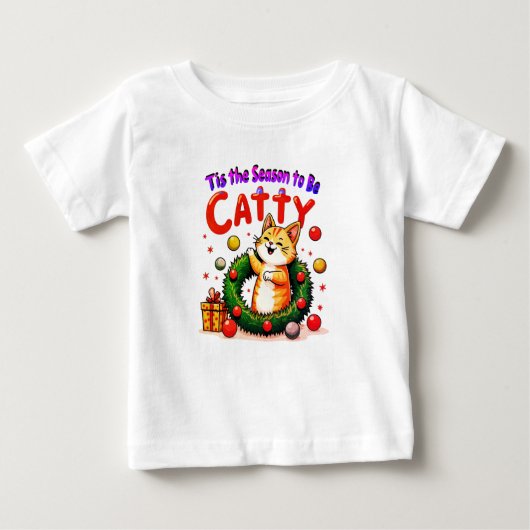 Das ist die Jahreszeit für Catty Baby Shirt (Vorderseite)