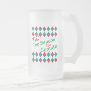 Das ist die Jahreszeit für Coquito Ugly Sweater Ta Mattglas Bierglas