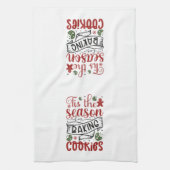 "Das ist die Jahreszeit für das Backen von Cookies Geschirrtuch (Vertikal)