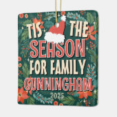 Das ist die Jahreszeit für das Familienfest Keramikornament (Links)