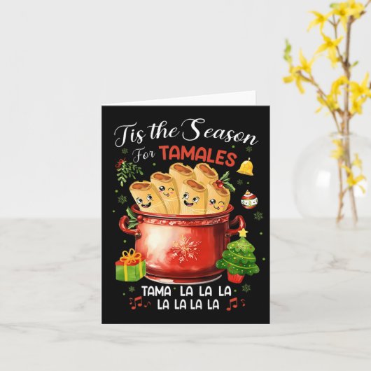 Das ist die Jahreszeit für das mexikanische Essen Karte (Gelbe Blume)