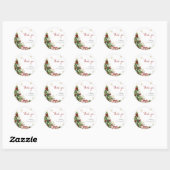 Das ist die Jahreszeit für das verheiratete Winter Runder Aufkleber (Blatt)