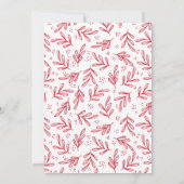 'Das ist die Jahreszeit für die Jolly Red Holiday Einladung (Rückseite)