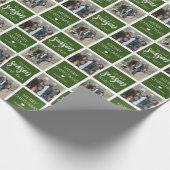 Das ist die Jahreszeit für Jolly | 2 Foto Urlaub Geschenkpapier (Ecke)