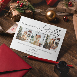 Das ist die Jahreszeit für Jolly | FotoCollage Feiertagskarte