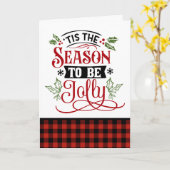 Das ist die Jahreszeit für Jolly Holiday Karte (Gelbe Blume)