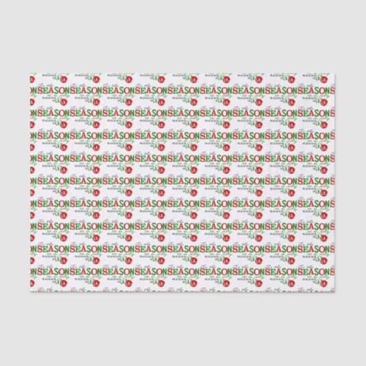 Das ist die Jahreszeit für La-Tissue-Papiere Seidenpapier (Vorderseite)