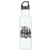 Das ist die Jahreszeit für Neujahrsfeiern Funny Tr Edelstahlflasche (Vorderseite)