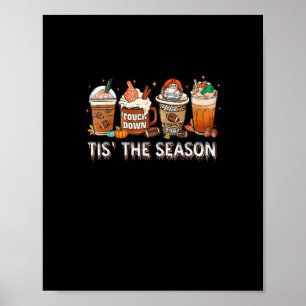 Das ist die Jahreszeit Fußball Pumpkin Gewürz Hall Poster