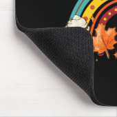 Das ist die Jahreszeit Fußball Pumpkin Gewürz Herb Mousepad (Ecke)