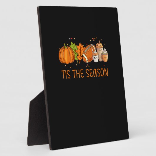 Das ist die Jahreszeit Fußball Pumpkin Gewürze all Fotoplatte (Seite)