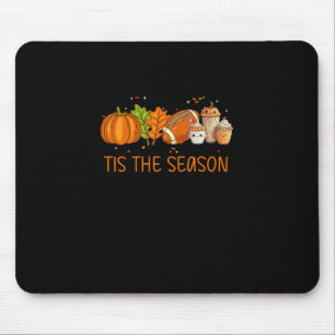 Das ist die Jahreszeit Fußball Pumpkin Gewürze all Mousepad