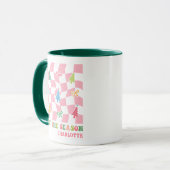 Das ist die Jahreszeit Groovy Pink Coquette Weihna Tasse (Vorderseite Links)