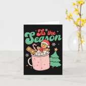 Das ist die Jahreszeit Heiße Kakao Gingerbread Coo Karte (Gelbe Blume)