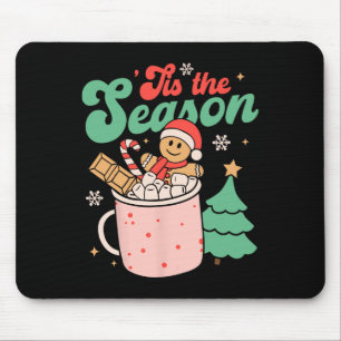 Das ist die Jahreszeit Heiße Kakao Gingerbread Coo Mousepad