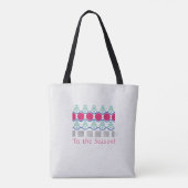'Das ist die Jahreszeit! Holiday Tote Bag Tasche (Rückseite)