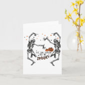 Das ist die Jahreszeit, in der Skeletthalle gespie Karte (Gelbe Blume)