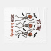 Das ist die Jahreszeit, in der wir unheimlich blei Fleecedecke (Vorderseite (Horizontal))