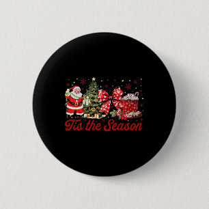 Das ist die Jahreszeit Kaffee Latte Gnome Sleigh C Button