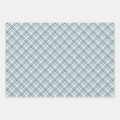 'Das ist die Jahreszeit Kariertes botanisches Weih Geschenkpapier Set (Vorderseite 2)