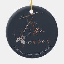 Das ist die Jahreszeit Kupfer-Kalligrafie Dusty Bl