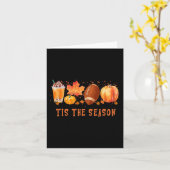 Das ist die Jahreszeit Leopard Pumpkin Football Ha Karte (Gelbe Blume)