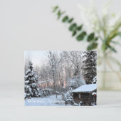 'Das ist die Jahreszeit nach Norden, Winterurlaub  Postkarte (Stehend Vorderseite)