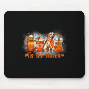 Das ist die Jahreszeit Pumpkin Gewürz Latte Golden Mousepad