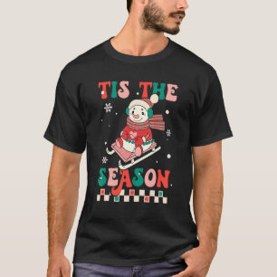 Das ist die Jahreszeit Snowman Retro Weihnachten W T-Shirt