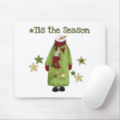 Das ist die Jahreszeit Snowman T - Shirt und Gesch Mousepad (Mit Mouse)