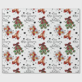 Das ist die Jahreszeit, um die Schuhe zu weihen We Geschenkpapier (Flach)