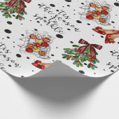 Das ist die Jahreszeit, um die Schuhe zu weihen We Geschenkpapier (Ecke)