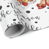 Das ist die Jahreszeit, um die Schuhe zu weihen We Geschenkpapier (Rolleneckpunkt)