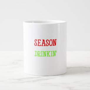 Das ist die Jahreszeit, um die Weihnachtszeit zu t Jumbo-Tasse