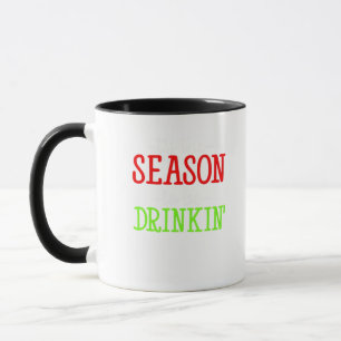 Das ist die Jahreszeit, um die Weihnachtszeit zu t Tasse