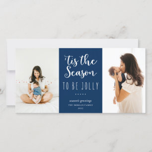 "Das ist die Jahreszeit, um ein fröhliches blaues Feiertagskarte