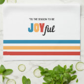 "Das ist die Jahreszeit, um ein fröhliches Küchent Geschirrtuch (Gefaltet)